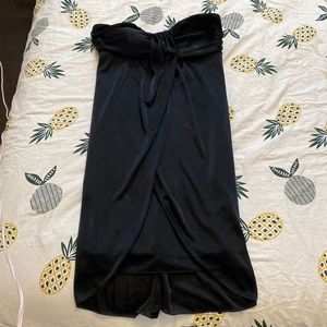 Le Chateau strapless black dress, size small, worn once